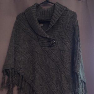 J.J. Basics Poncho Sweater - Size XS